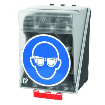 Pojemnik ochronny bhp i do przechowywania Secubox Maxi12 transparentny